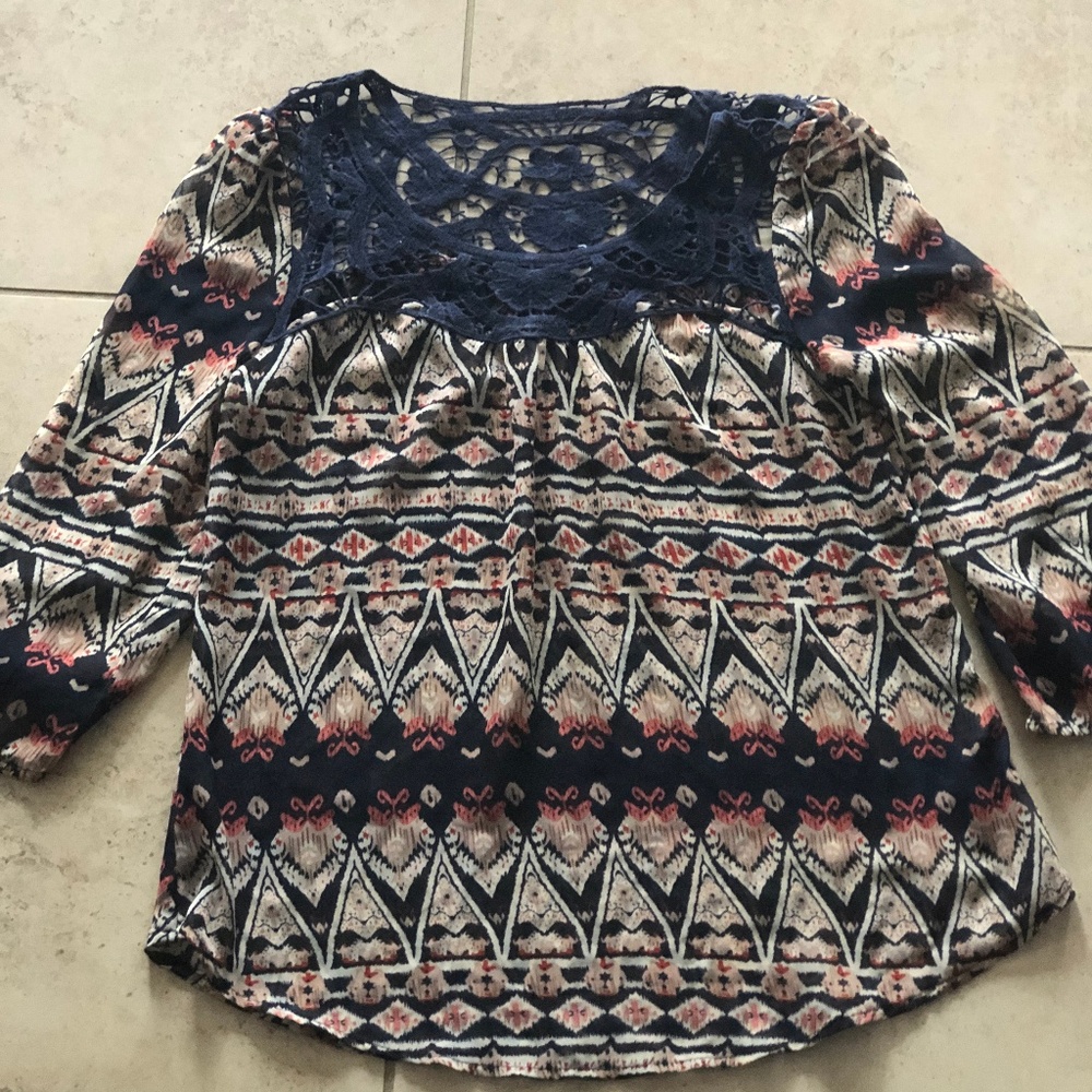 Tribal Chiffon Top